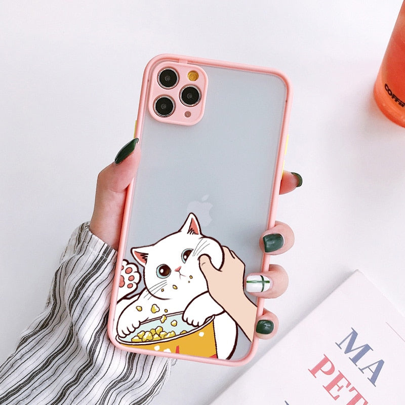 Ginger Cat iPhone Case - for 7 or 8 or SE2020 / White - Cat