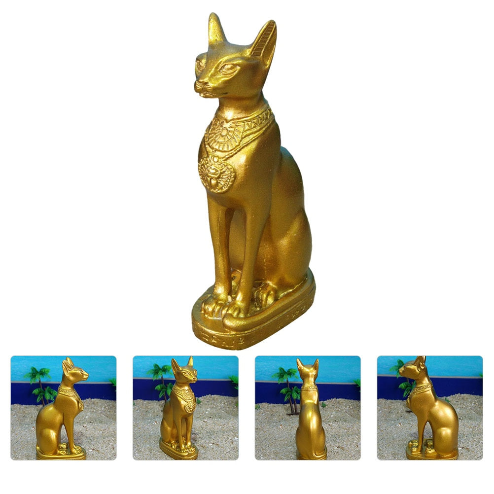 Golden Cat Statue