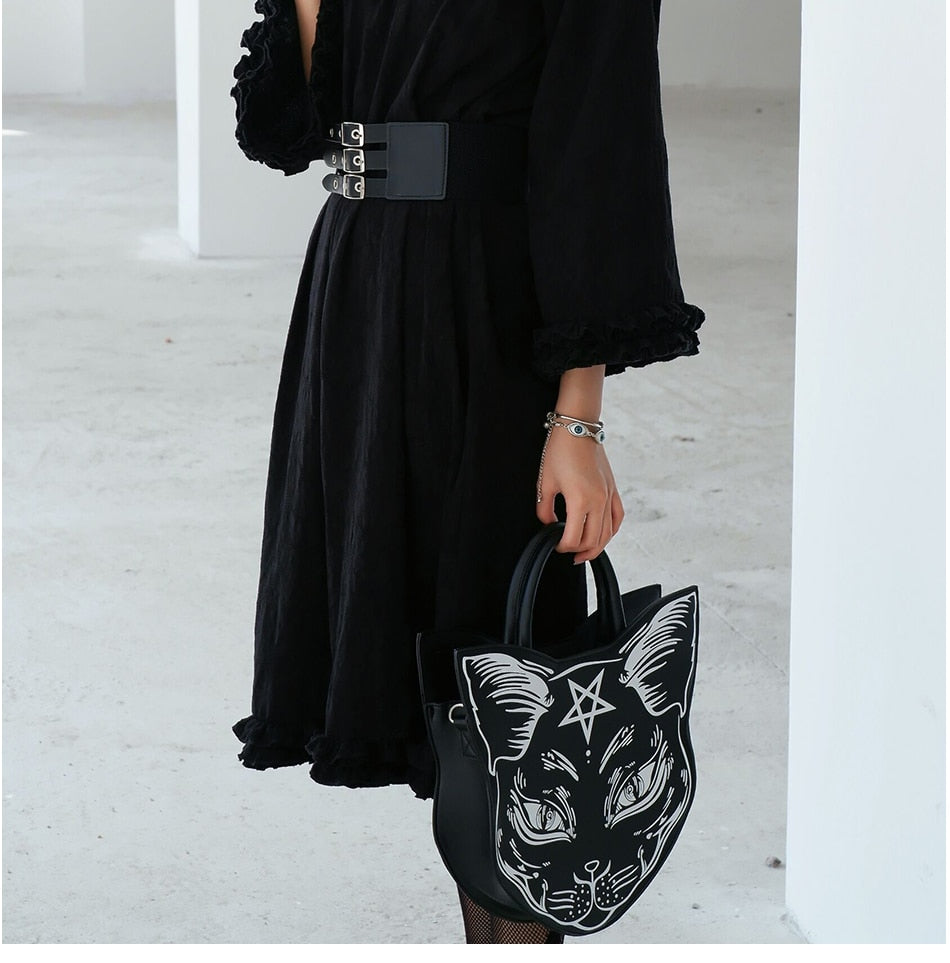 Gothic Cat Handbag - Cat Handbag