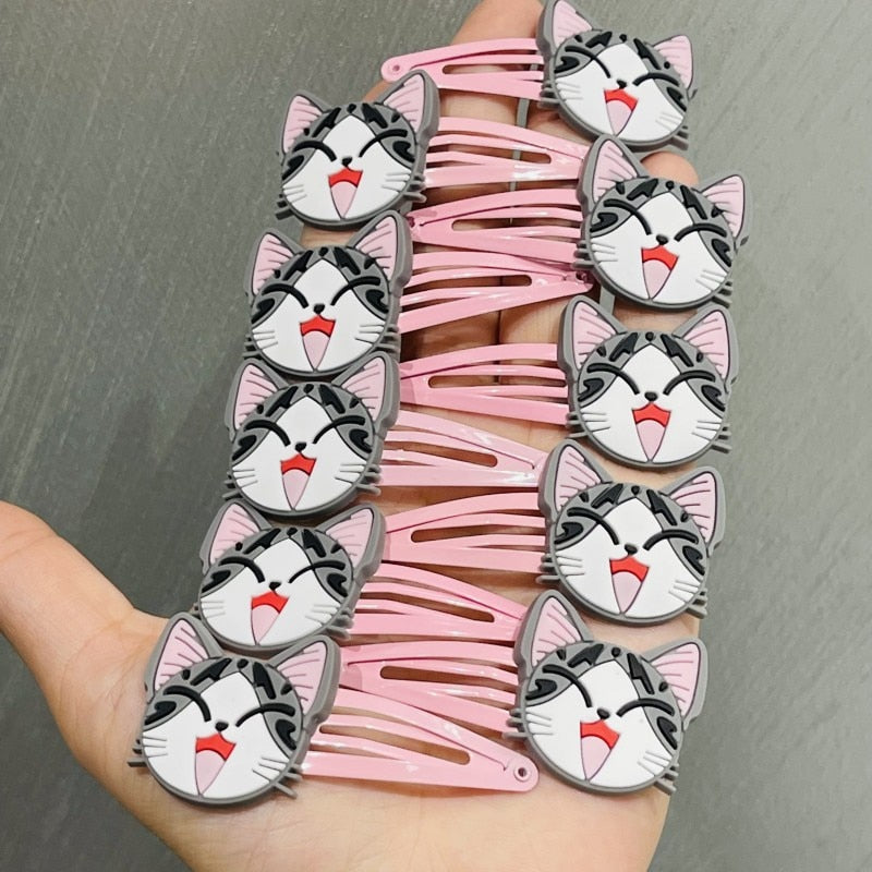 Grey Cat Hair Clip - Smile - Cat hair clips