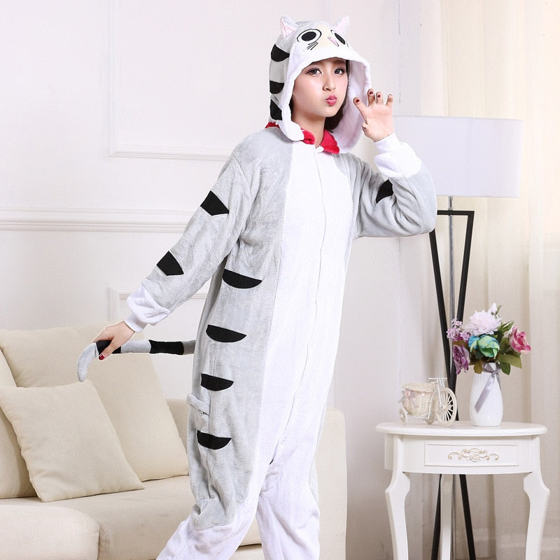 Grey Cat Kigurumi - Cat Kigurumi