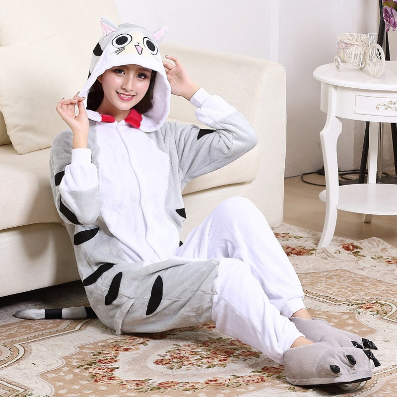 Grey Cat Kigurumi - Cat Kigurumi