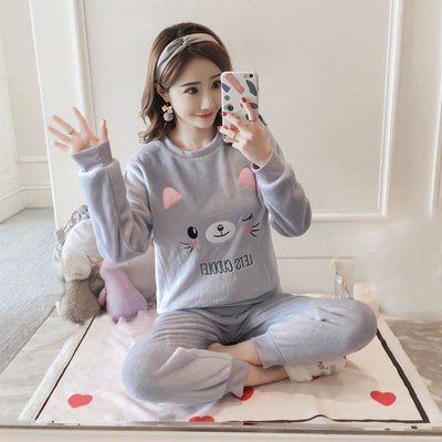 Grey Cat Pajamas - Cat pajamas