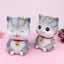 Grey Cat Piggy Bank