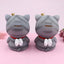 Grey Cat Piggy Bank