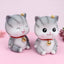 Grey Cat Piggy Bank