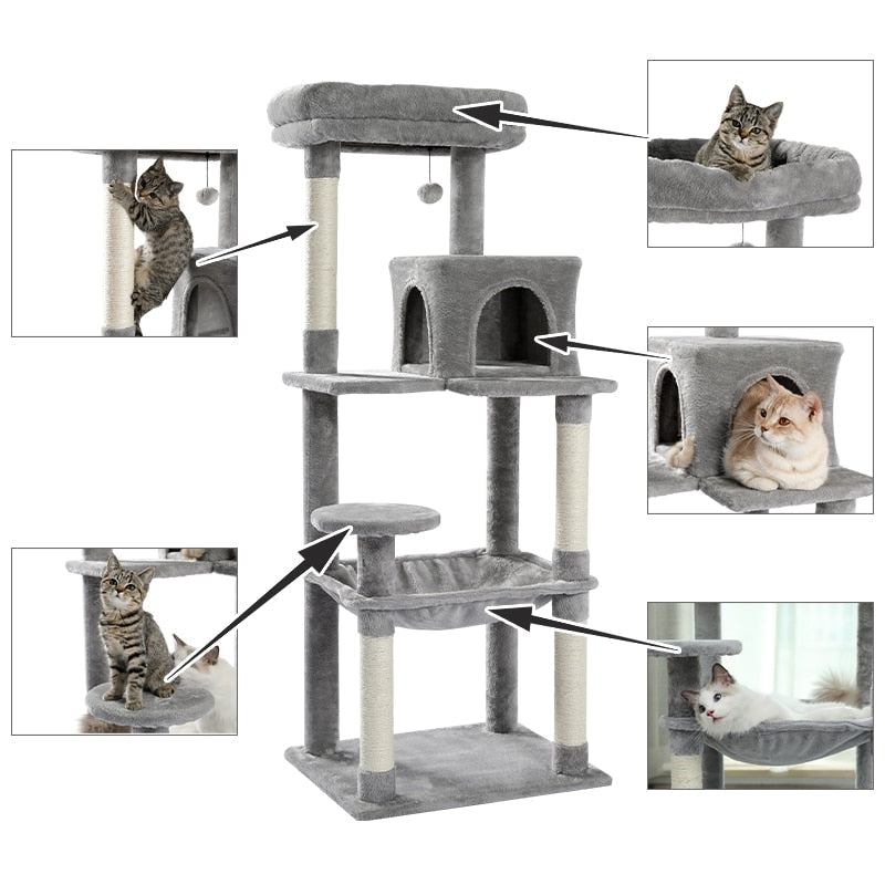 Grey Cat Tree