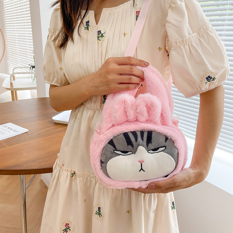 Grumpy Cat Crossbody Bag - Cat Handbag