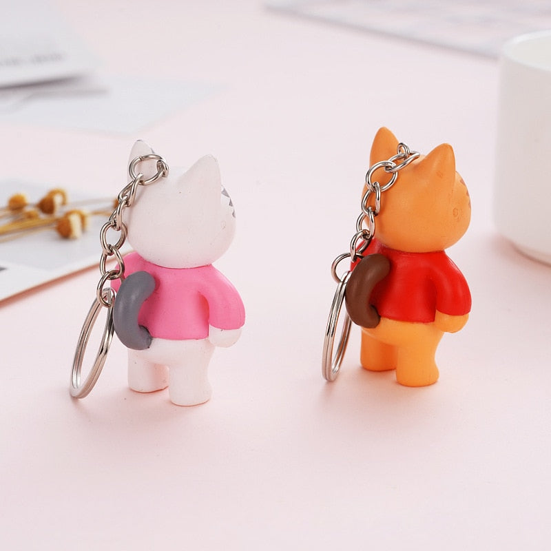 Grumpy Cat Keychain - Cat Keychains