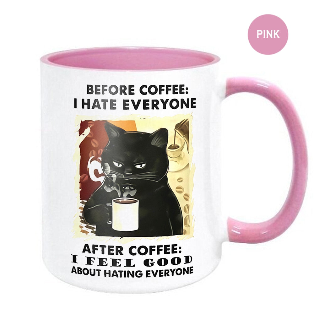 Grumpy Cat Mug - Pink / 301-400ml