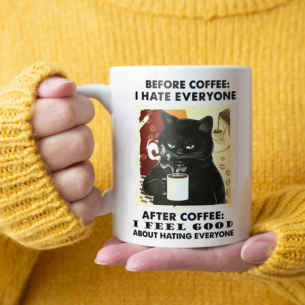 Grumpy Cat Mug - White / 301-400ml