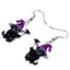 Halloween Black Cat Earrings - Cat earrings
