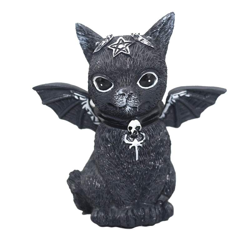 Halloween Cat Figurine