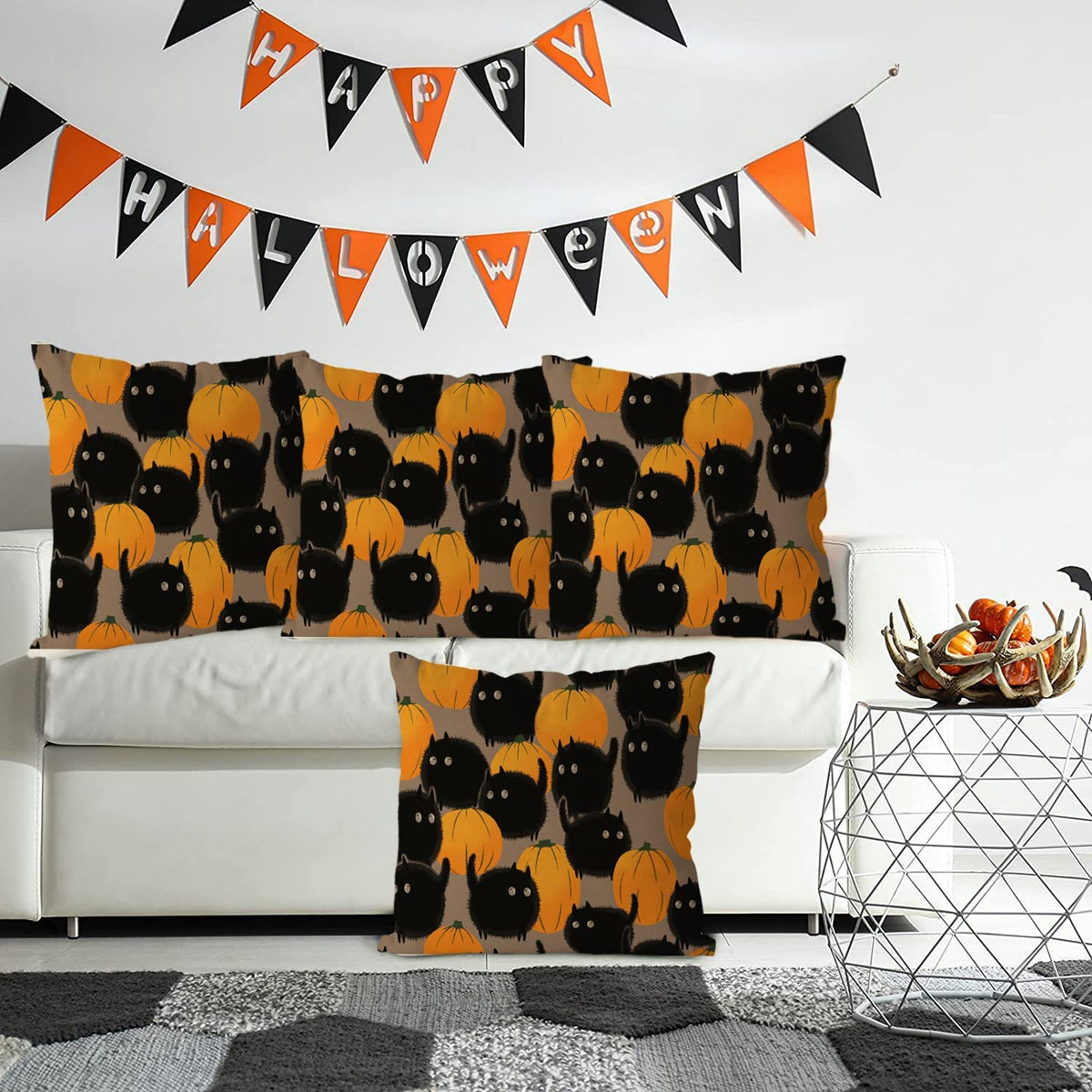 Halloween Cat Pillow
