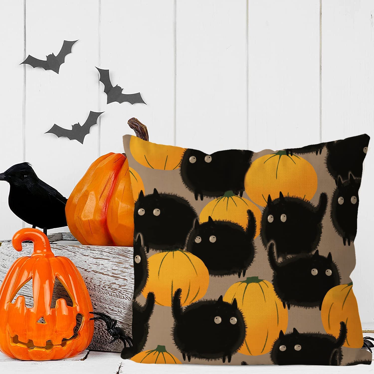 Halloween Cat Pillow