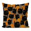 Halloween Cat Pillow - Black / 400*400mm