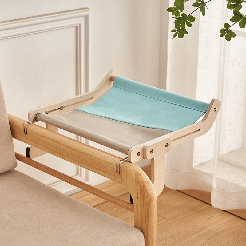 Hanging Cat Bed - Gray Blue