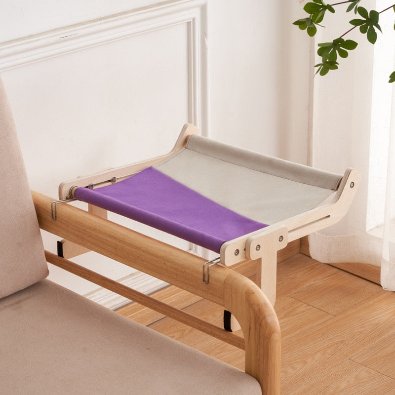 Hanging Cat Bed - Ash Purple
