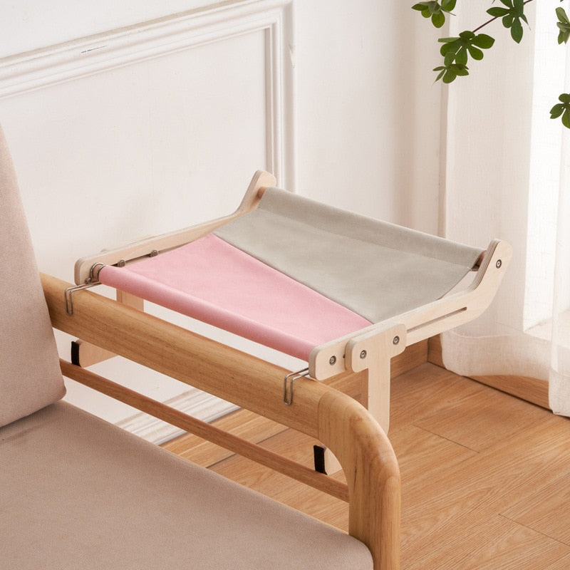Hanging Cat Bed - Ash Pink