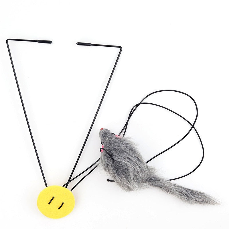 Hanging Mouse Cat Toy - Cat Toys