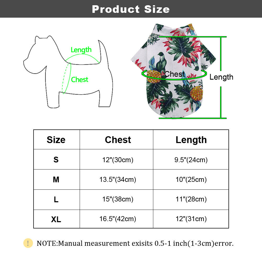 Hawaiian Clothes for Cats - Clothes for cats