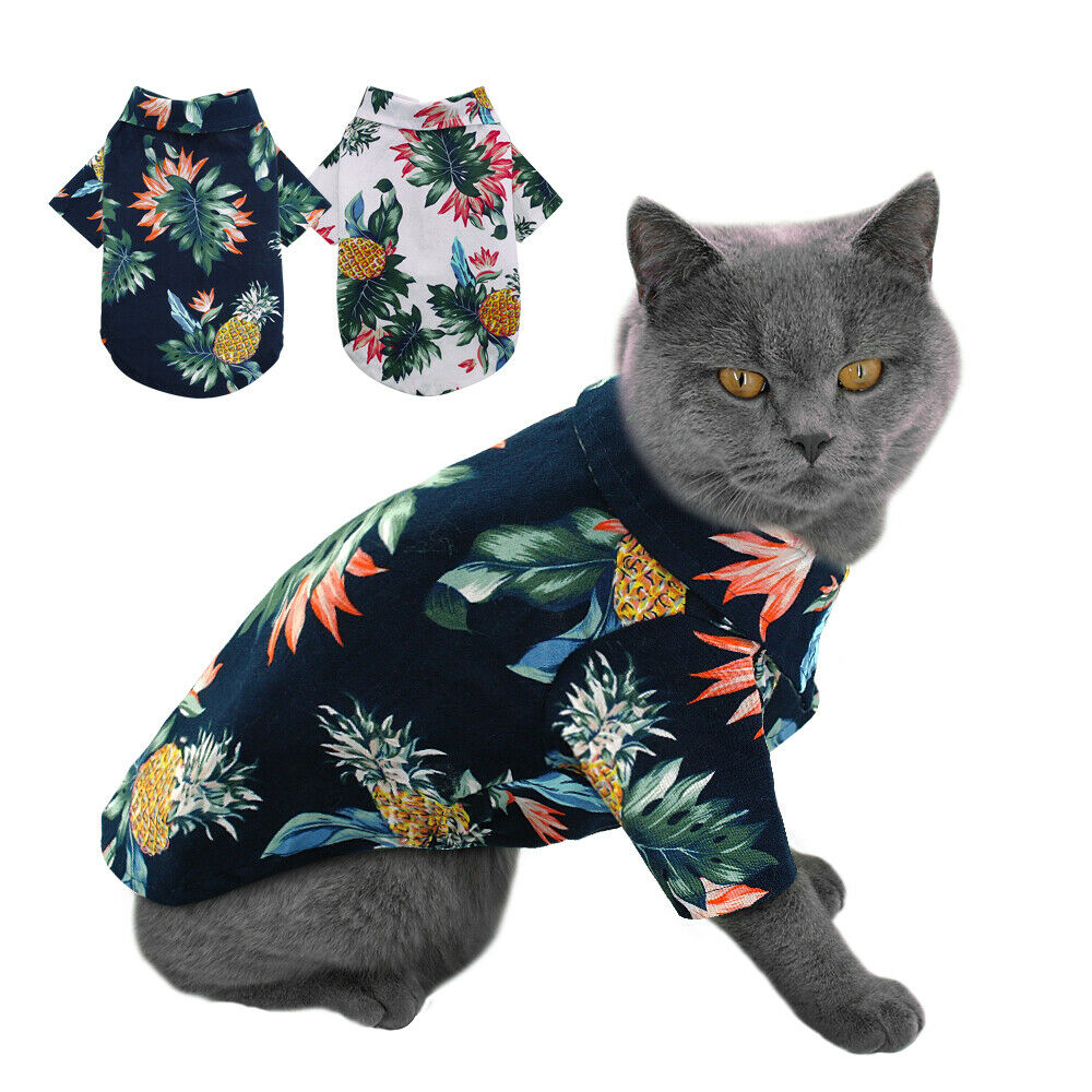 Hawaiian Clothes for Cats - Clothes for cats