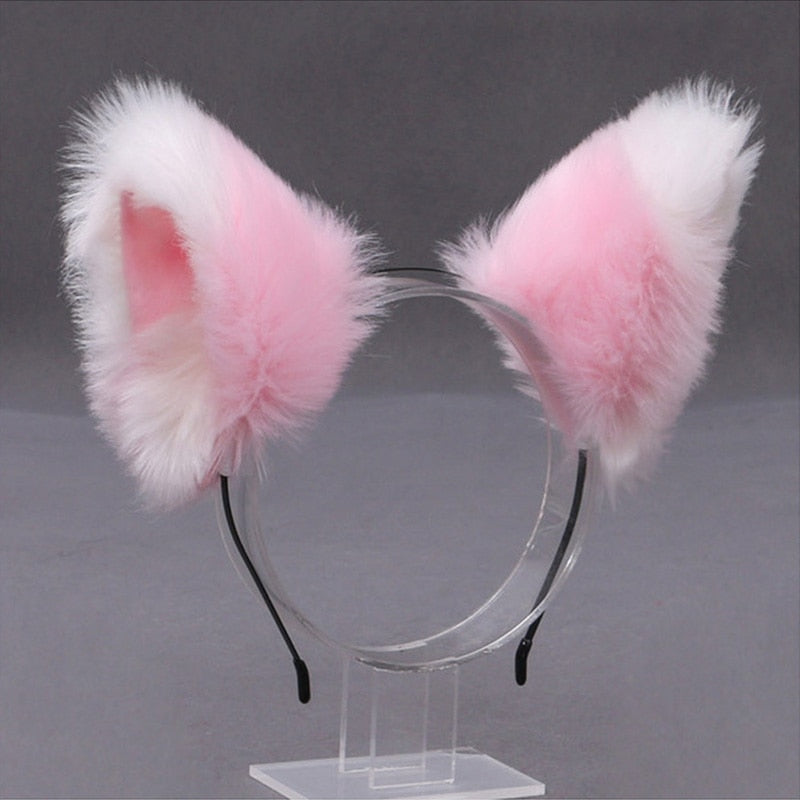 Headband with Cat Ears - M - Headband with Cat Ears