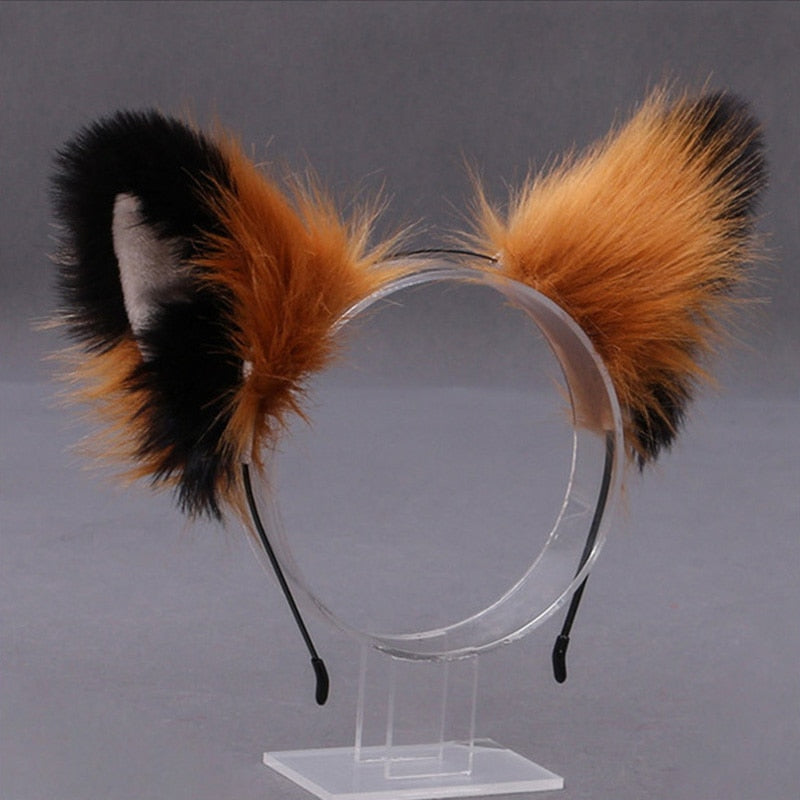 Headband with Cat Ears - L - Headband with Cat Ears