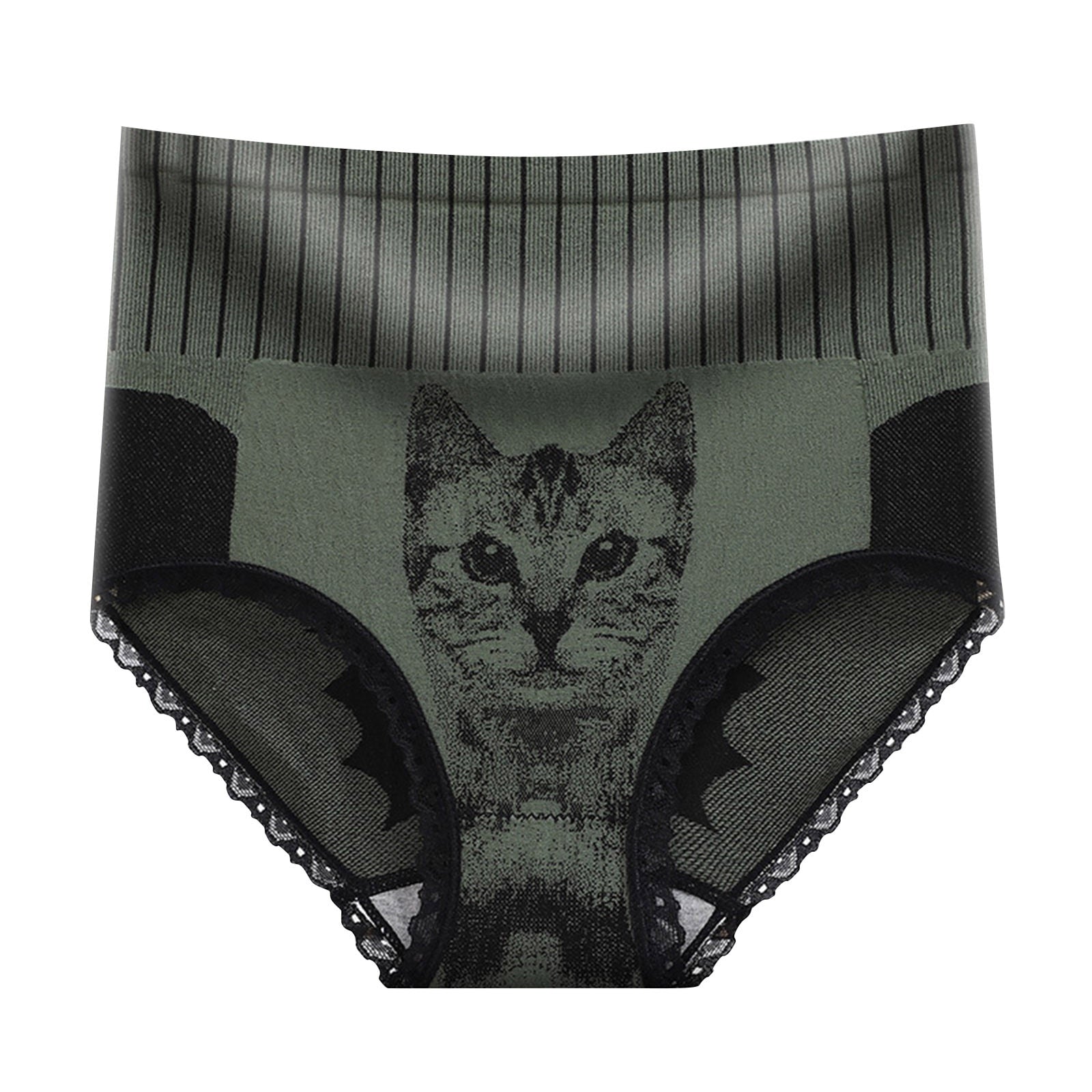High Waist Cat Panties - as photo 2 / M / China - Cat