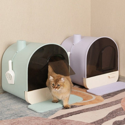 Hooded Cat Litter Box - Cat litter Box