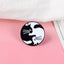 Hugging Yin Yang Cat Pin