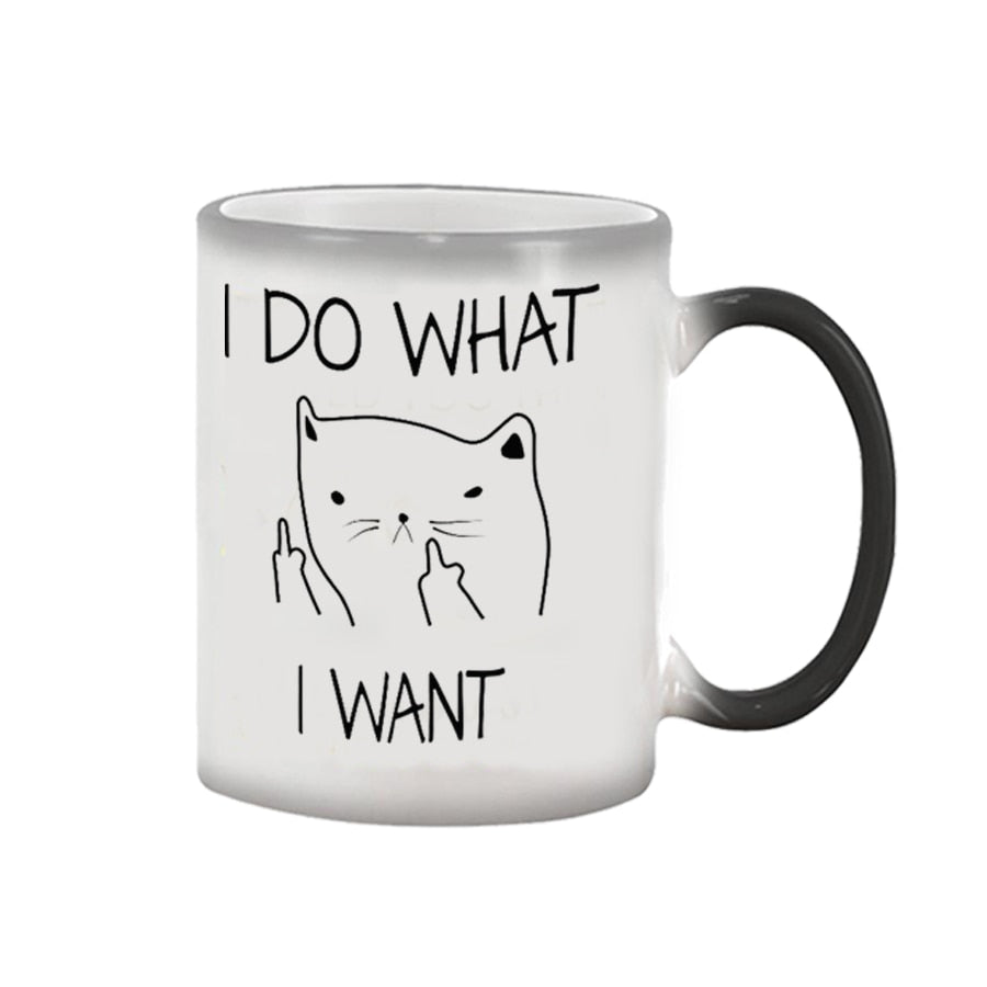 I Do What I Want Cat Mug