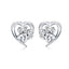I Love Cat Earrings - White - Cat earrings