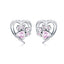 I Love Cat Earrings - Pink - Cat earrings