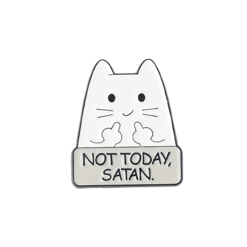 I’m Fine Enamel Pins - not today