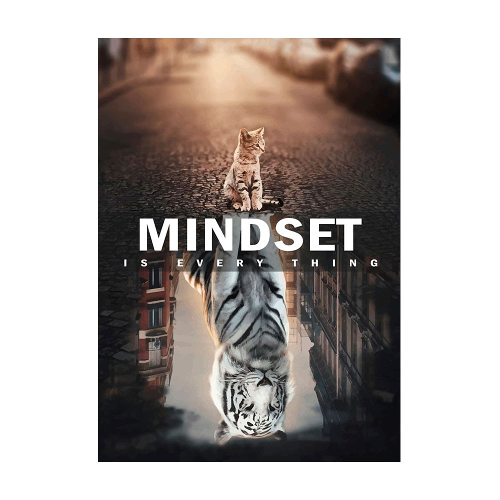 Inspirational Cat Posters - 20x30cm no frame / mindset4 -