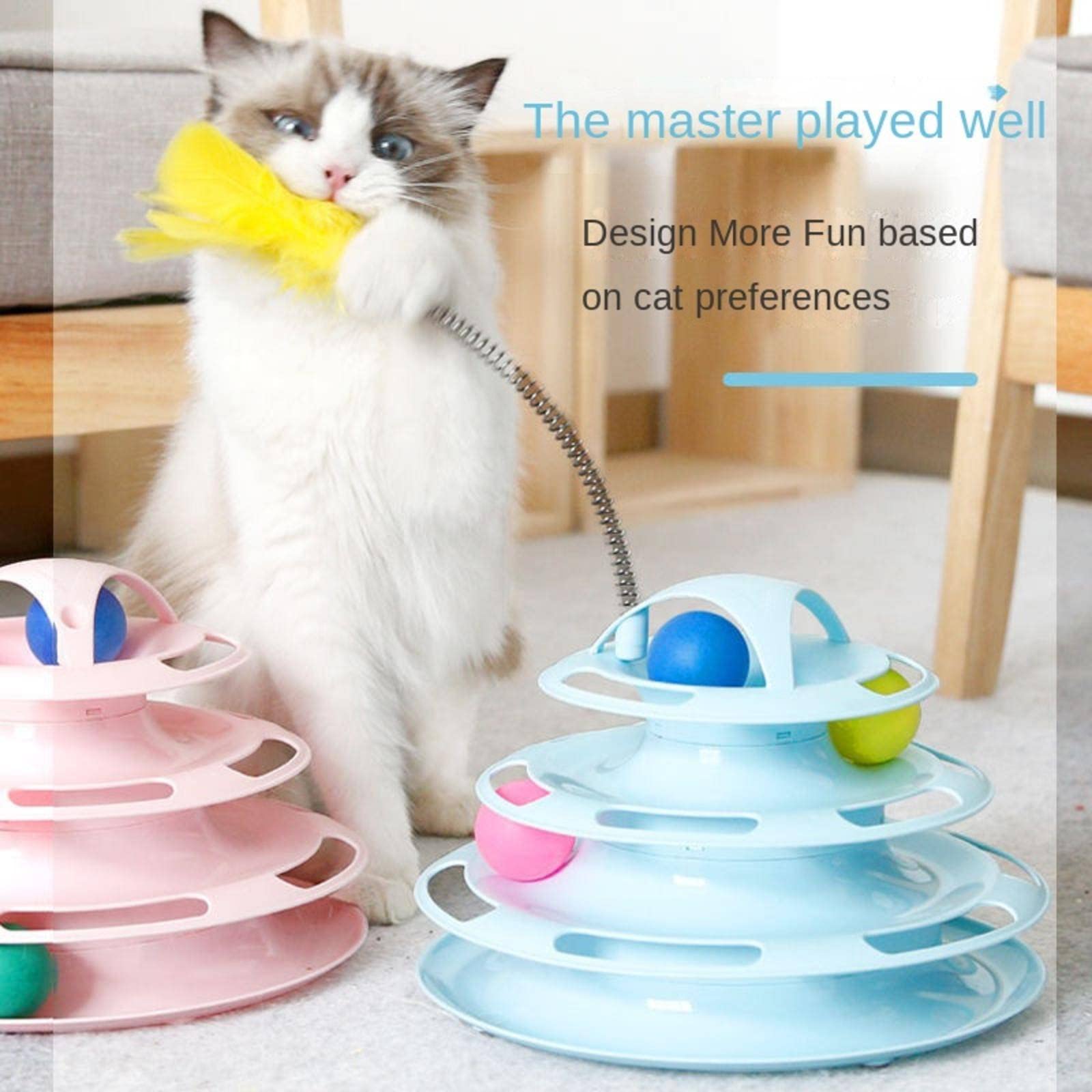 Interactive Tower Cat Toy - Cat Toys
