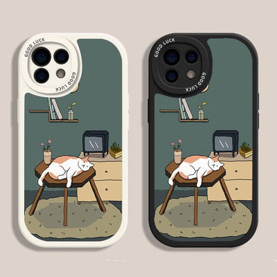 iPhone Aesthetic Cat Phone Case
