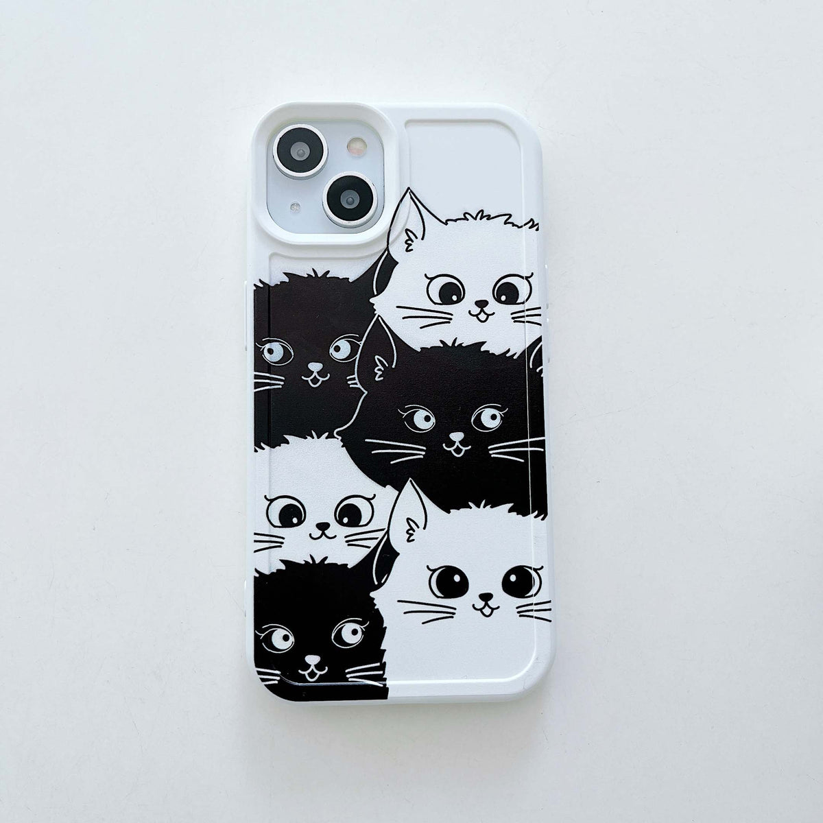 iPhone Black and White Phone Case - Cat Phone Case