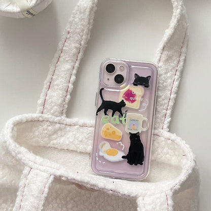 iPhone Black Cat Phone Case - Cat Phone Case