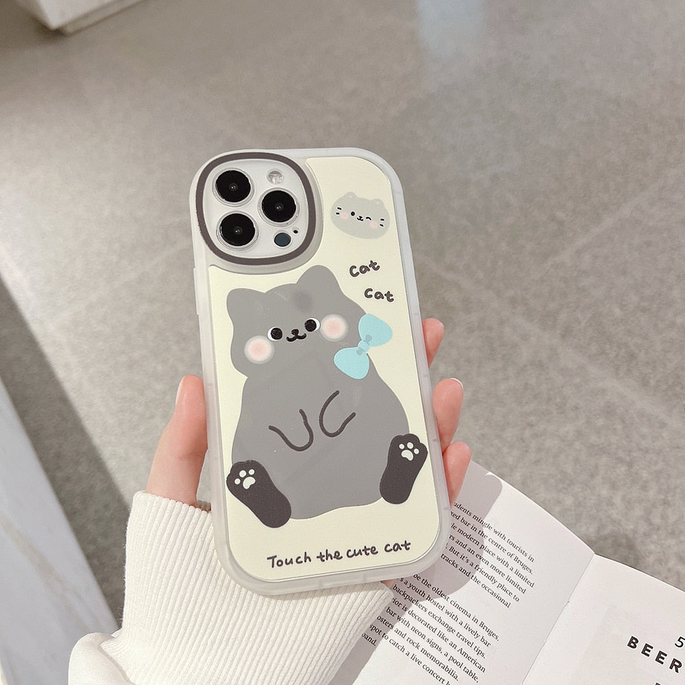 iPhone Bow Cat Phone Case - Cat Phone Case