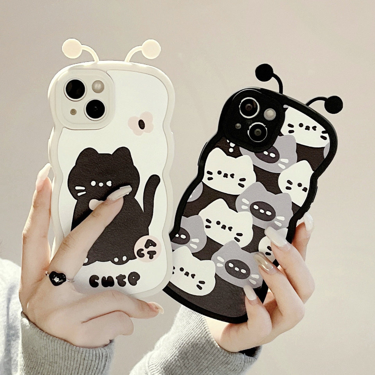 iPhone Butterfly Cat Phone Case - Cat Phone Case