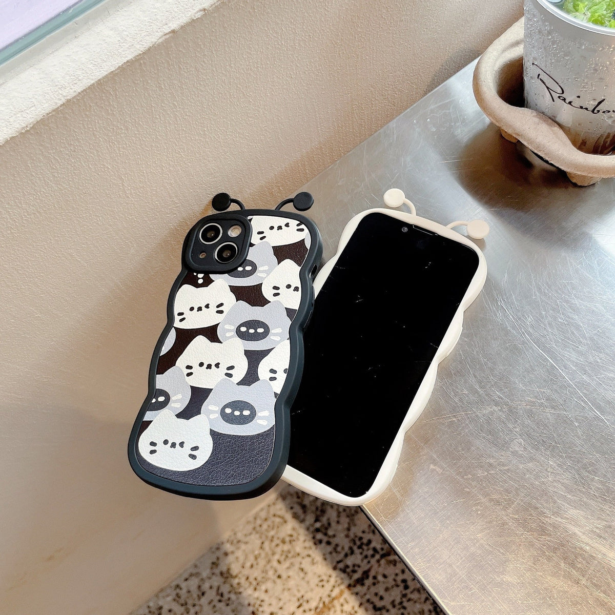 iPhone Butterfly Cat Phone Case - Cat Phone Case