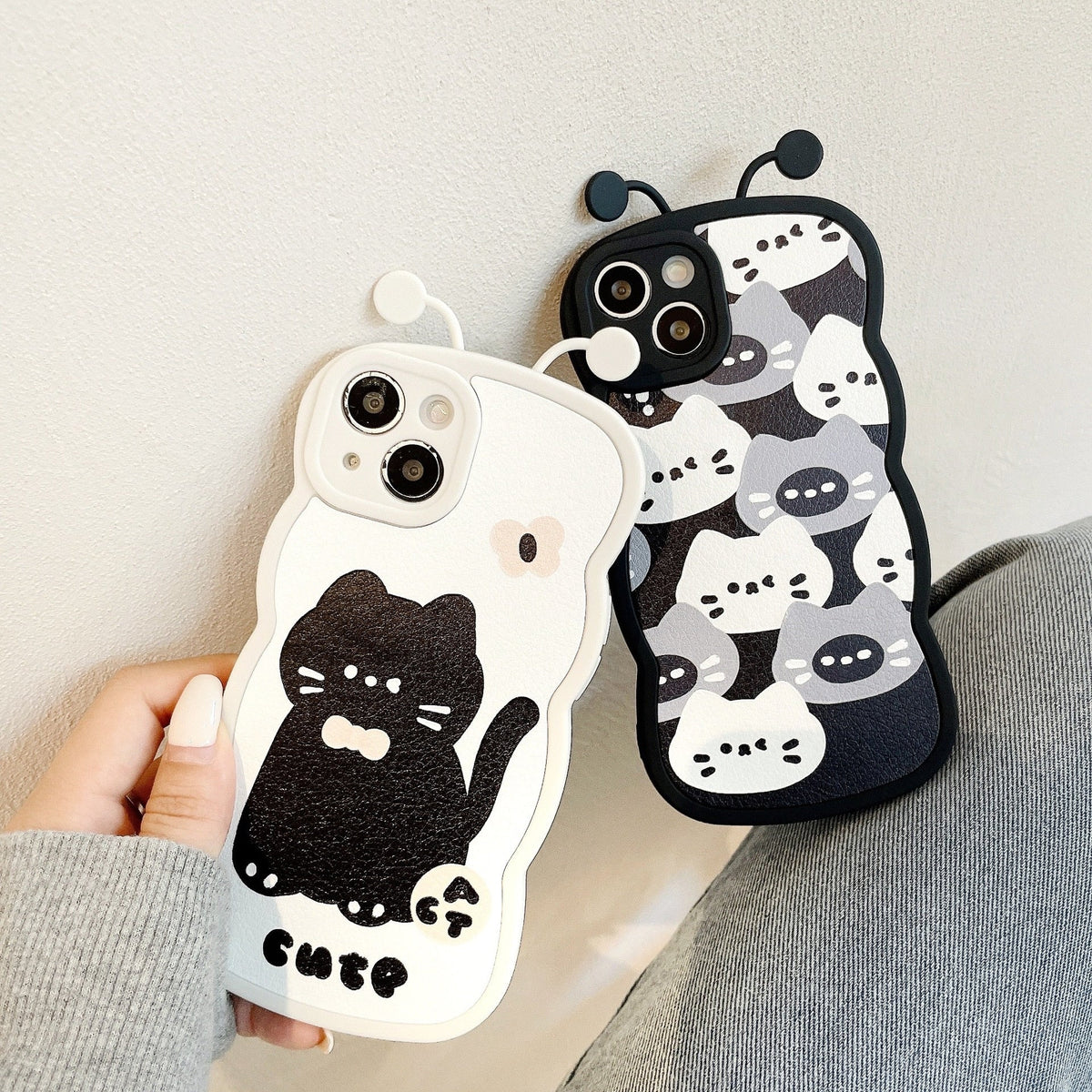 iPhone Butterfly Cat Phone Case - Cat Phone Case