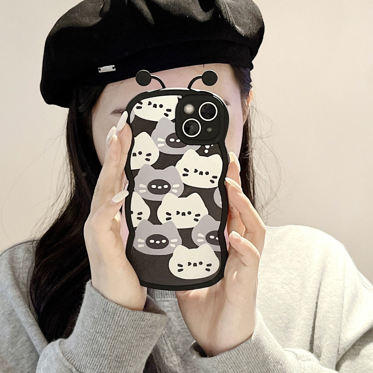 iPhone Butterfly Cat Phone Case - Cat Phone Case