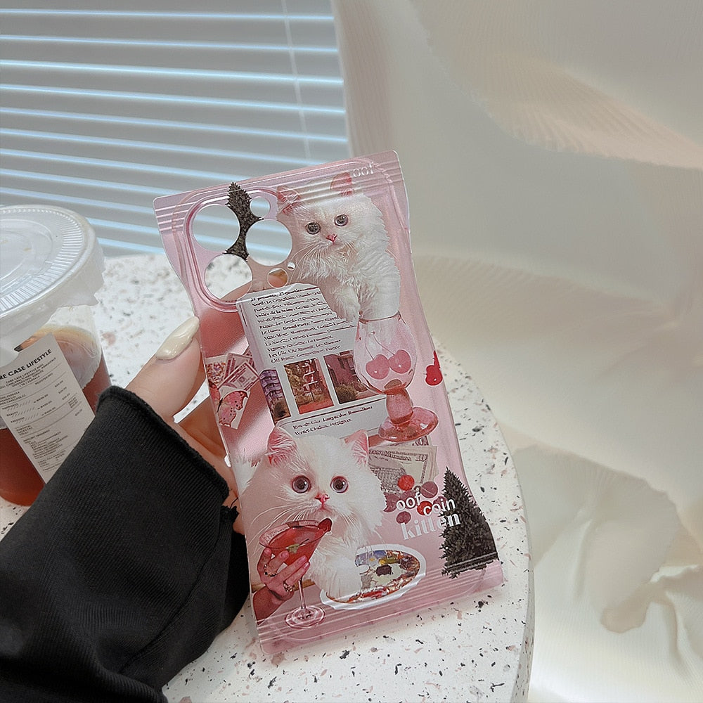iPhone Candy Cat Phone Case - for iphone 11 - Cat Phone Case