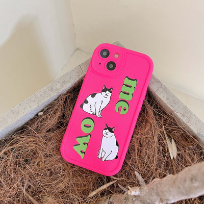 iPhone Cartoon Cat Phone Case - for iphone x xs - Cat Phone