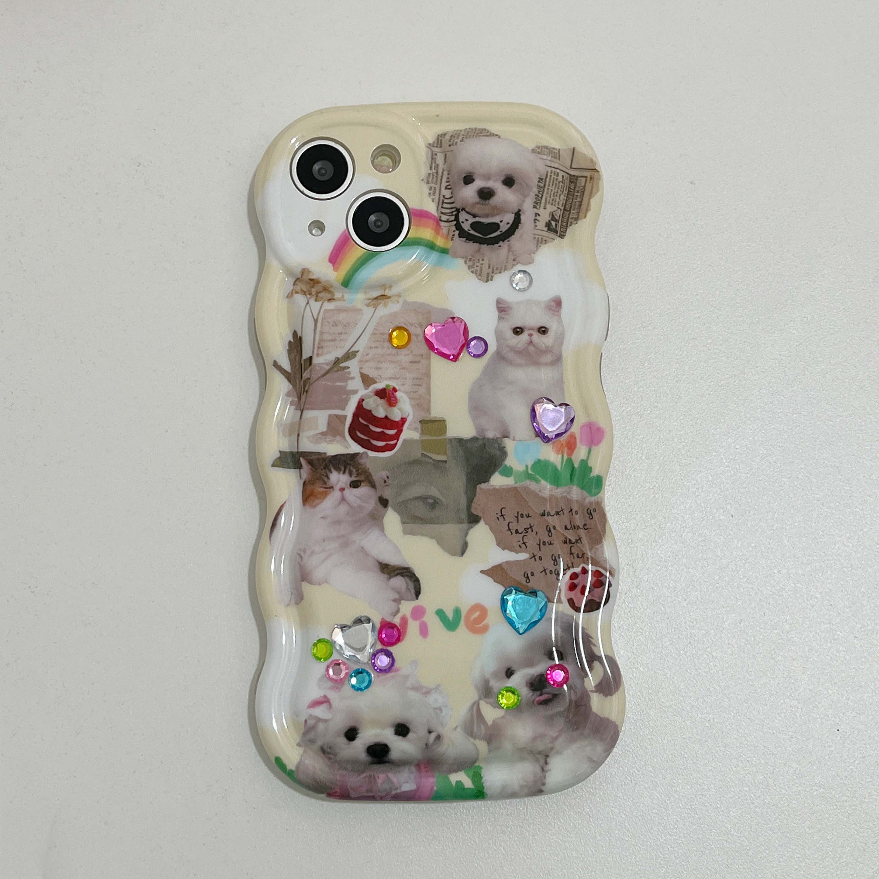 iPhone Cat and Dog Phone Case - Cat Phone Case