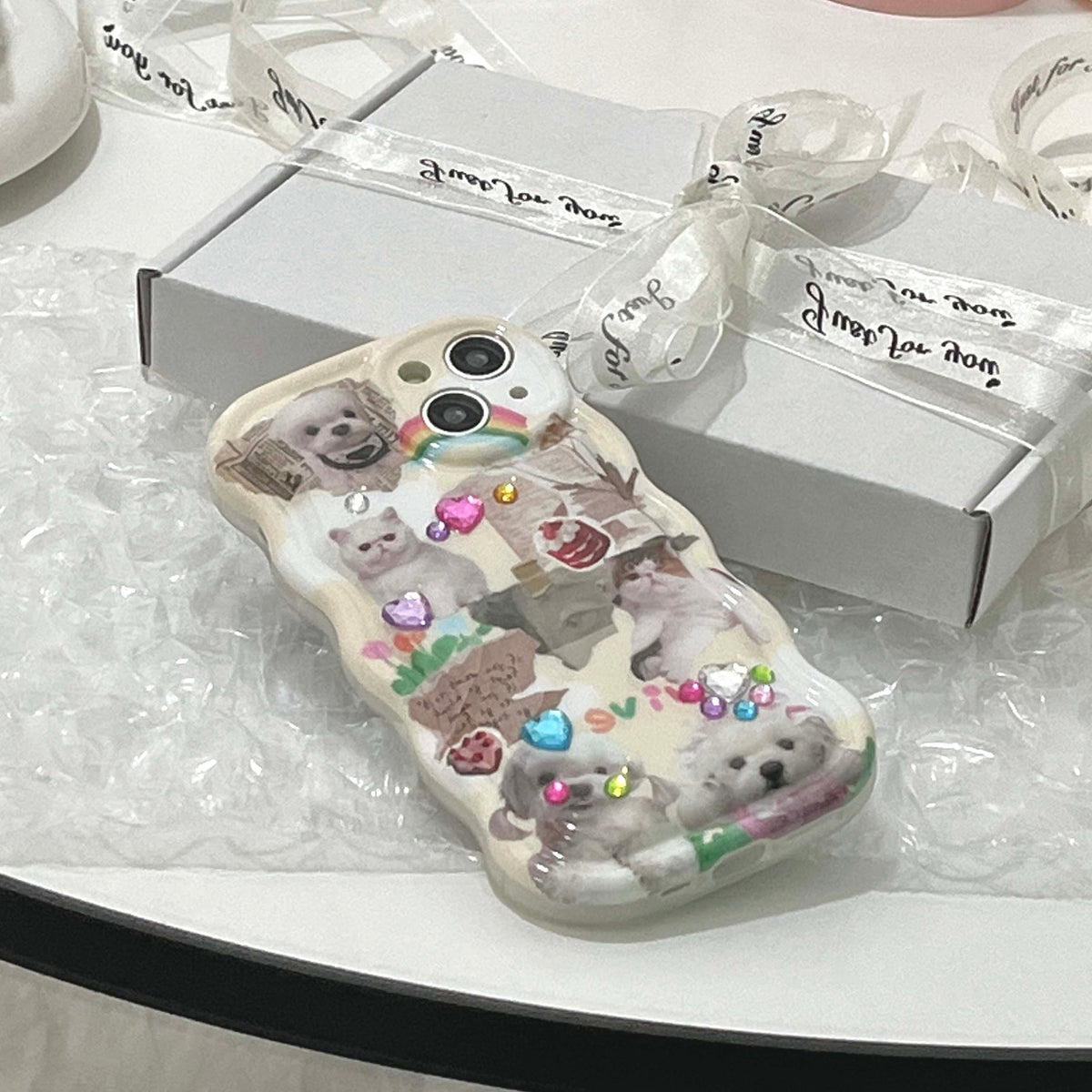 iPhone Cat and Dog Phone Case - Cat Phone Case
