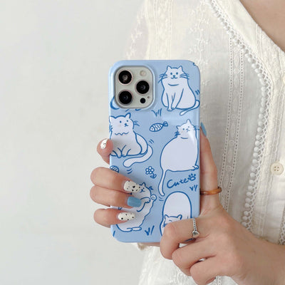 iPhone Cute Cat Phone Cases - Cat Phone Case